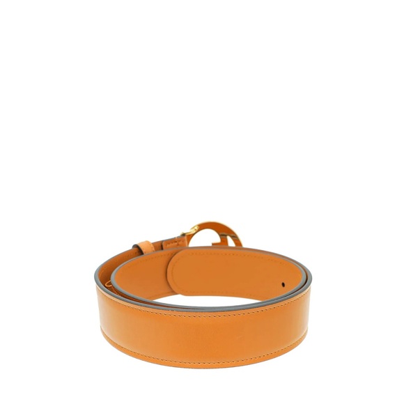 Gucci Tan Interlocking G Blondie Wide Belt 30 Size 80 / 32 - Picture 3 of 4